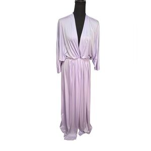 50s/60s Lucy Ann Beverly Hills  lavender nightgown, Dolman sleeve, 32” waist
